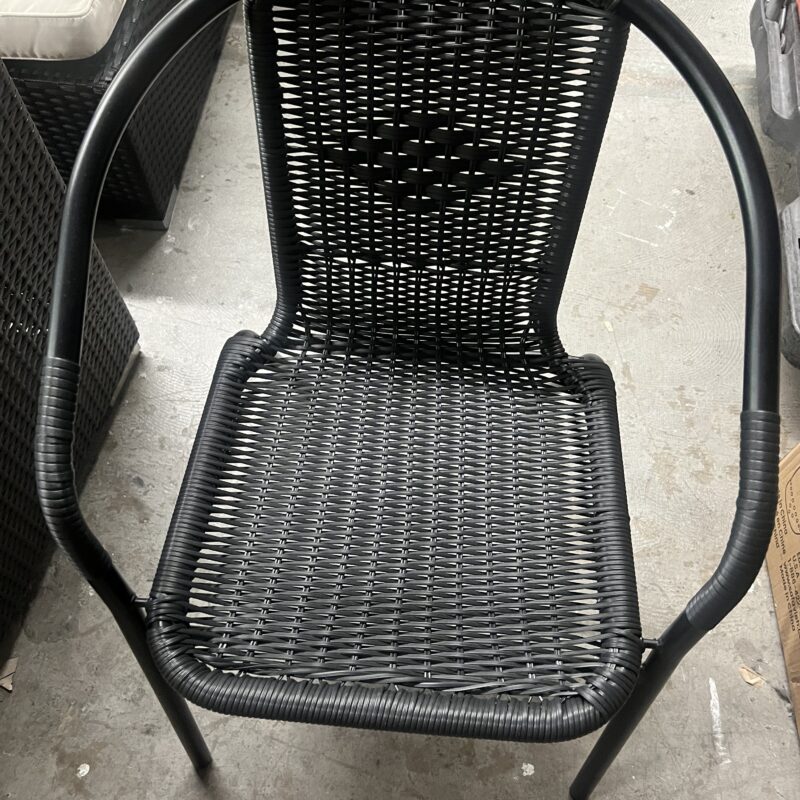 New Rattan Chairs - Black