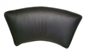 Curved Leather Pillow - Image 3