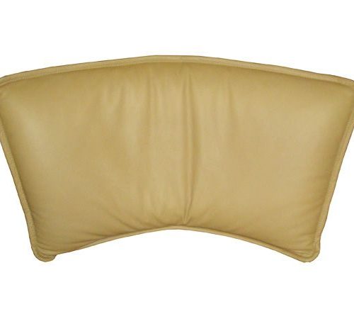 Curved Leather Pillow