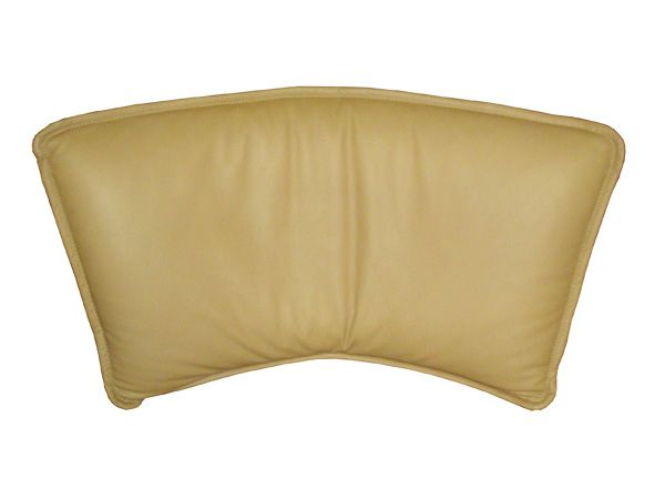 Curved Leather Pillow