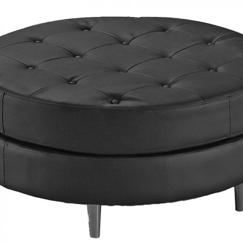 Graciano Tufted Round Ottoman