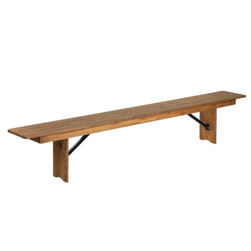 Rustic Solid Pine Farm Bench