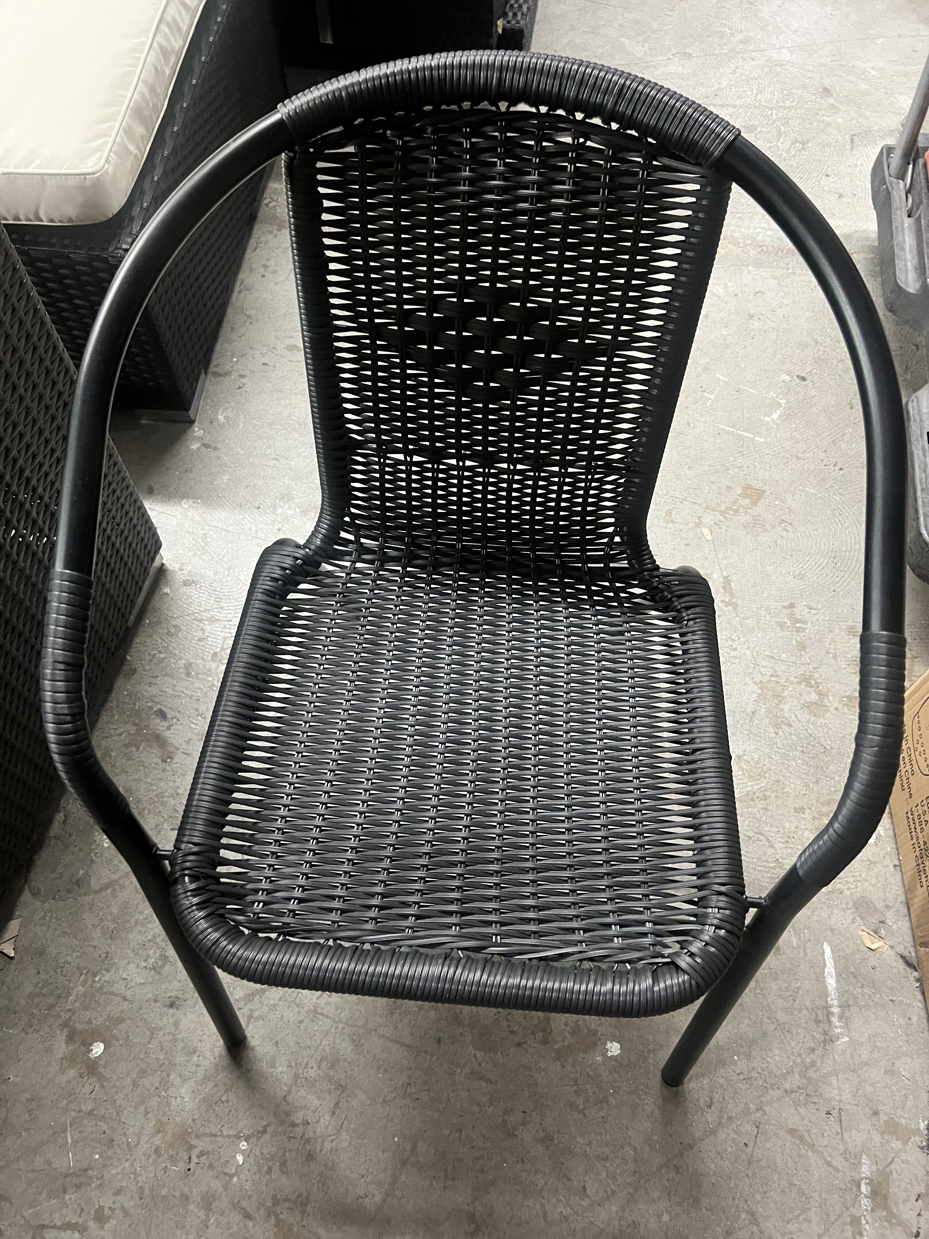 New Rattan Chairs - Black