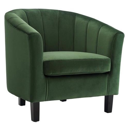 Ariel Velvet Chair Green