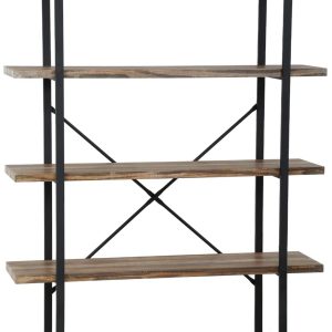 Aisha Rustic Vintage Open Shelf