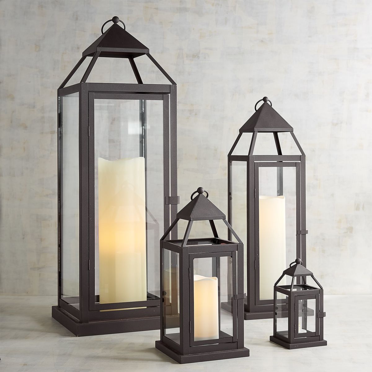 Lanterns - Iron/Glass